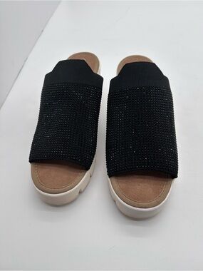 Bernie Mev Venti Crystals Wedge Sandal size 38/7.5
